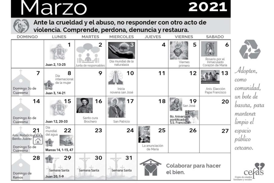 agenda marzo