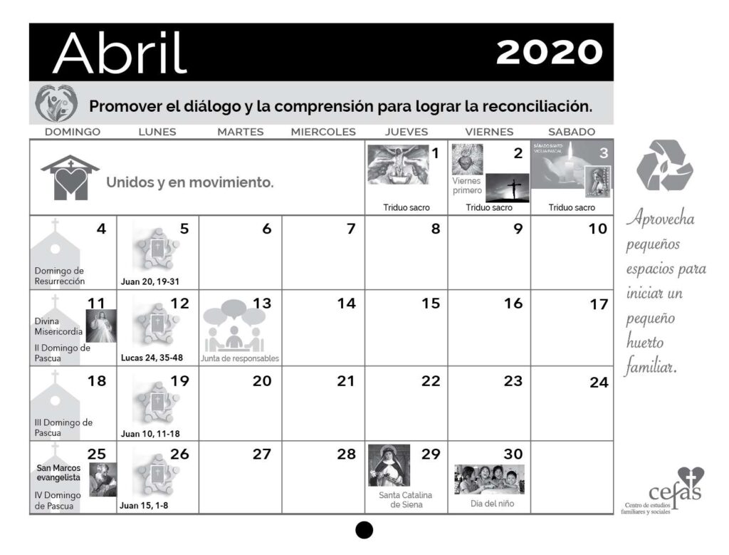 agenda abril
