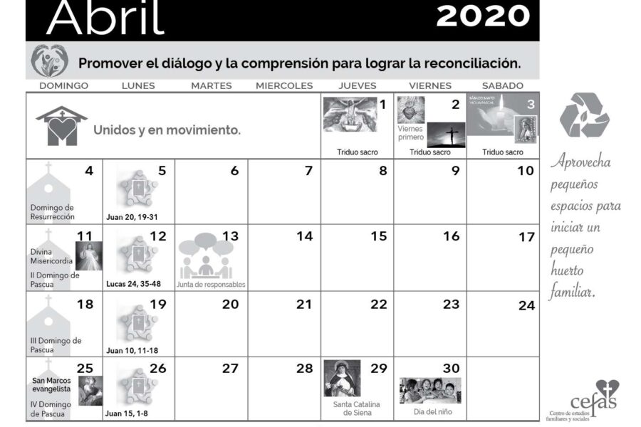 agenda abril
