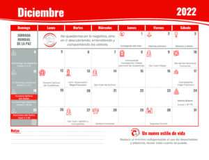 Agenda Diciembre CEFAS