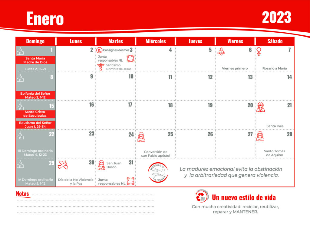 Agenda ENERO CEFAS