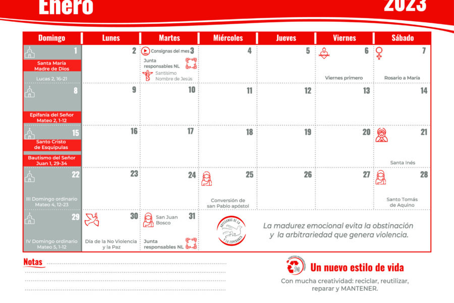 Agenda ENERO CEFAS
