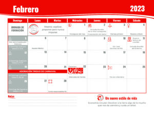 Agenda FEBRERO CEFAS