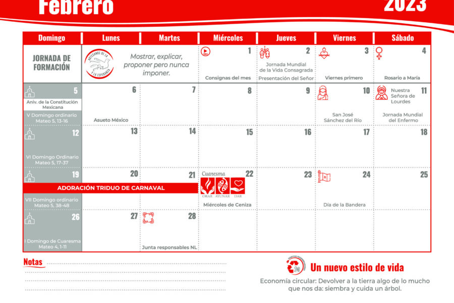 Agenda FEBRERO CEFAS