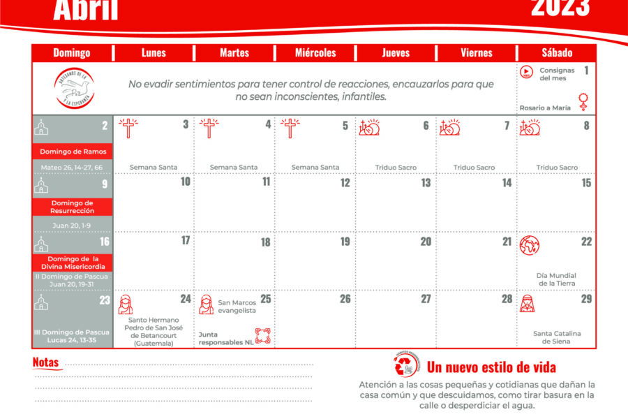 Agenda ABRIL CEFAS