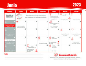 Agenda JUNIO CEFAS