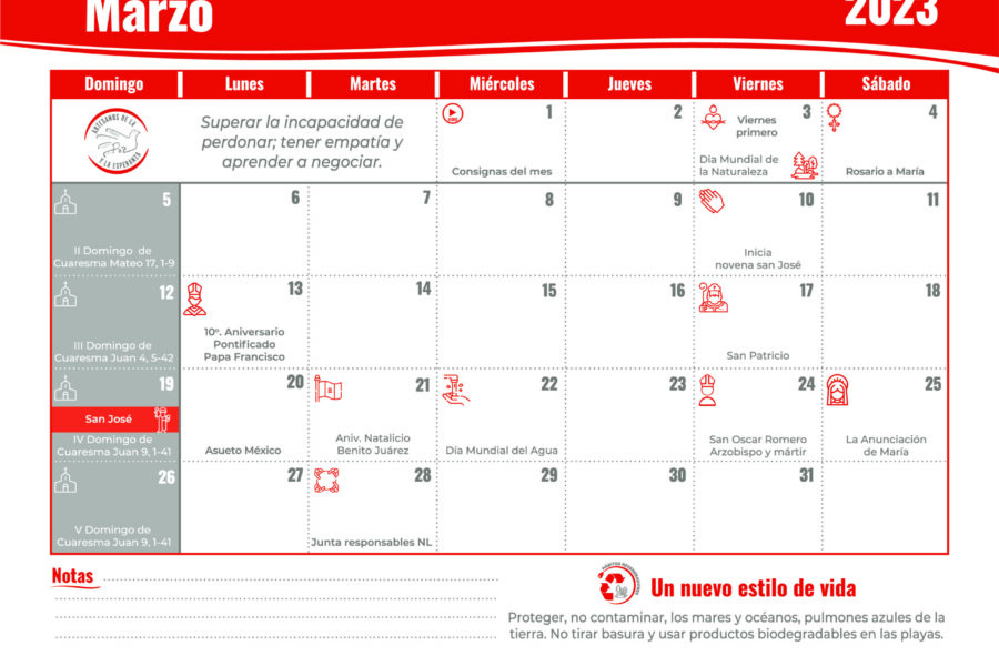 Agenda FEBRERO CEFAS